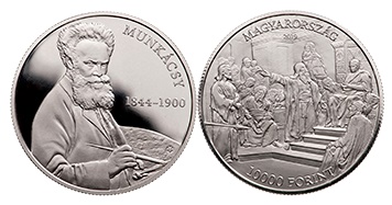 2019 Munkácsy Mihály ezüst érme